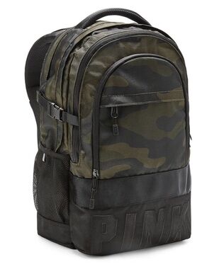 Victoria's Secret PINK New Collegiate Backpack 3826 66 ECN OS Camo